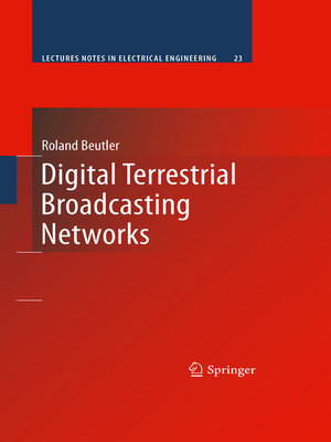 cover image of Digital Terrestrial Broadcasting Networks